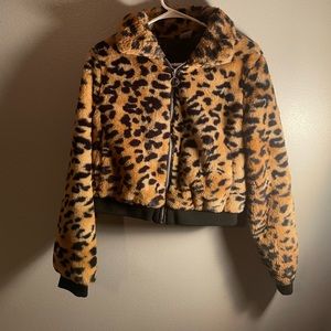 cheetah print jacket